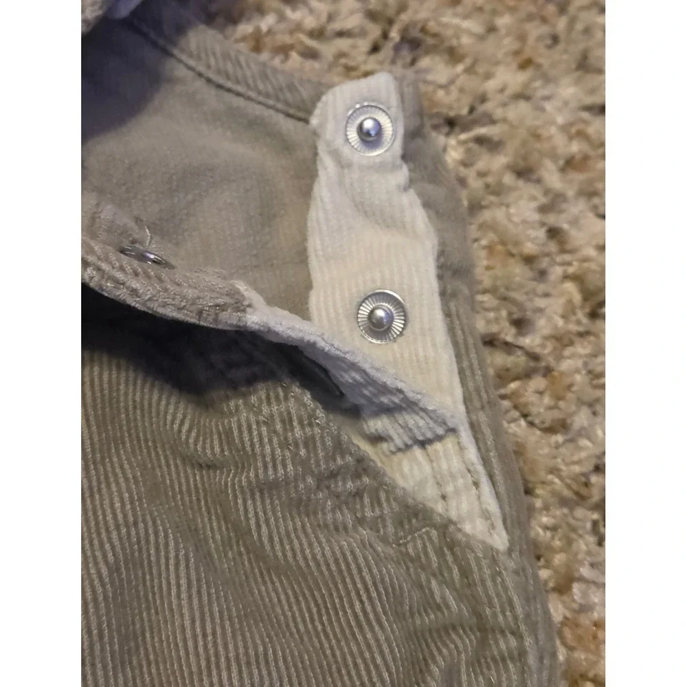 Old Navy Brown Tan Corduroy Overalls Baby Size 12-18 Months
